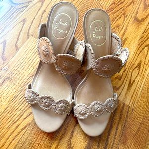 Jack Rogers Wedges- EUC Size 8